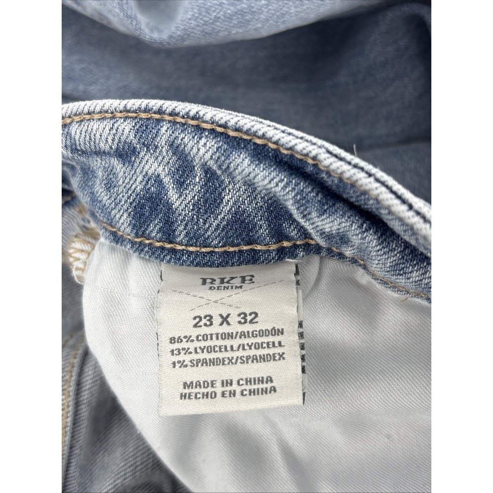 BKE Parker Jeans Womens 23 Tall Blue Universal Fit High Rise Classic Straight - Picture 8 of 9